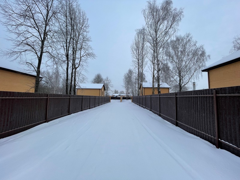 Забор для комплекса коттеджей в д. Зайцево