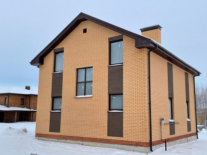 Коттедж по типовому проекту ТАНГО в д. Ямны, Тульская область