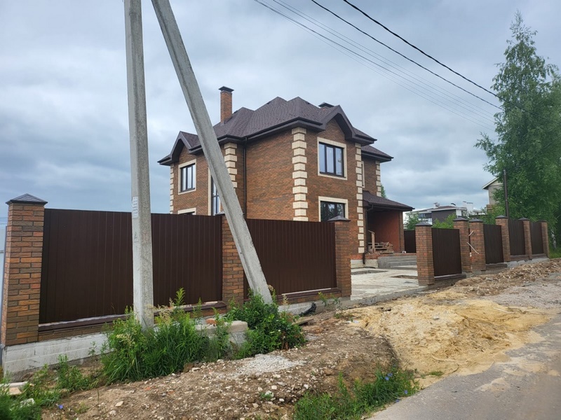 Отмостка и забор в п. Михалково, Тула