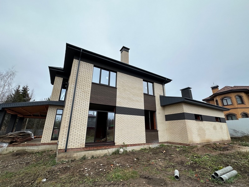 Коттедж по индивидуальному проекту в п. Петровский, Тула