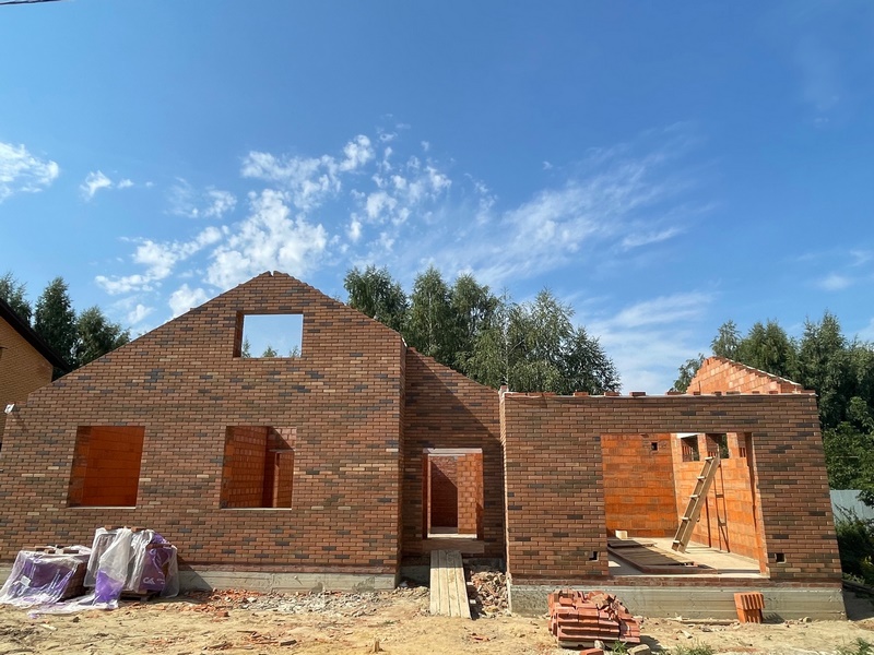 Частичное строительство дома в г. Щекино, Тульская область