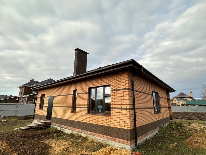 Дом по типовому проекту ФЛАМЕНКО в д. Хопилово, Тульская область