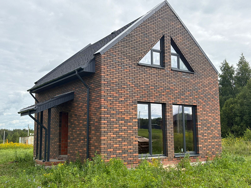 Коттедж по типовому проекту ТВИСТ-80 в Коттеджном Поселке "Виктория", с. Федоровка, Тульская область