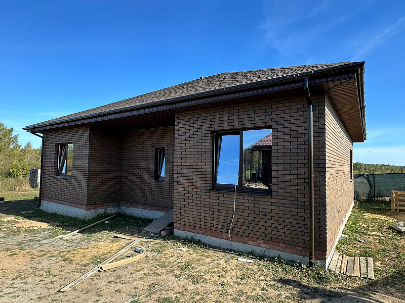 Коттедж по типовому проекту ФЛАМЕНКО в д. Струково, Тульская область