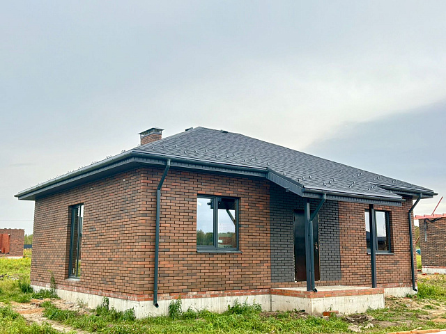 Коттедж по типовому проекту ФОКСТРОТ-85 в Коттеджном Поселке "Виктория", с. Федоровка, Тульская область