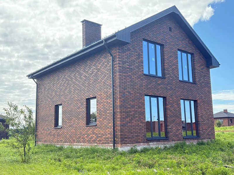 Коттедж по типовому проекту ТАНГО-140 в Коттеджном Поселке "Виктория", с. Федоровка, Тульская область